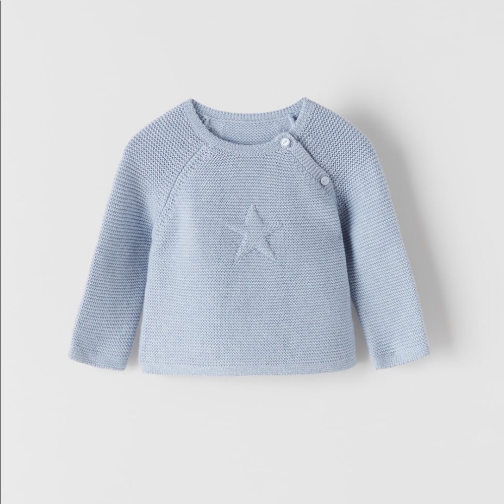Zara Knit Sweater 0-1M